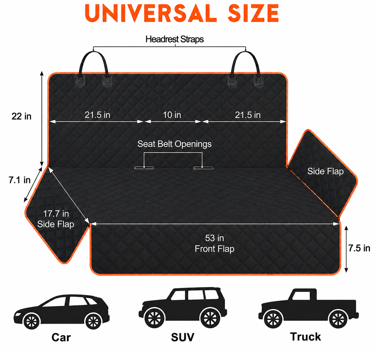 PawCruise - Dog Car Seat Covers